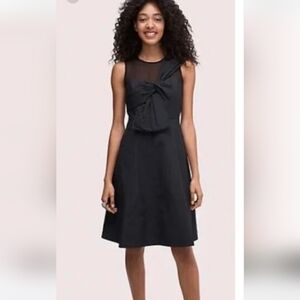Kate Spade Bow Front Faille Cocktail Dress Sz 2